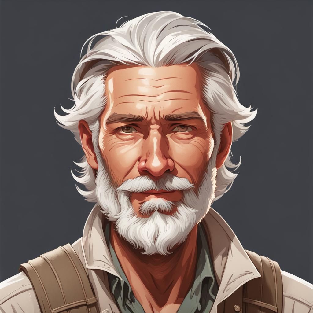Intelligent Explorer Portrait in Hyperdetailed Digital Art