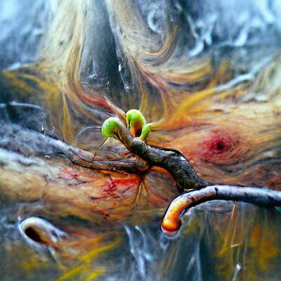 Tree Waking to Life: Oil on Canvas