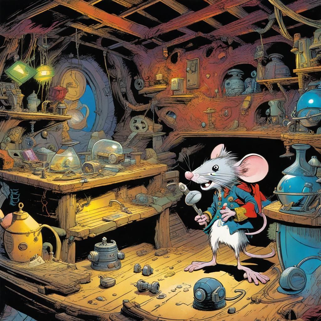 Pirate Mouse's Postmodern Sci-Fi Hideout