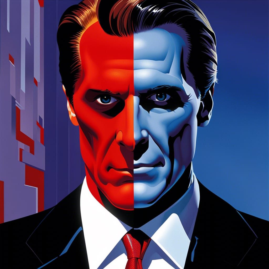 Faces of Patrick Bateman