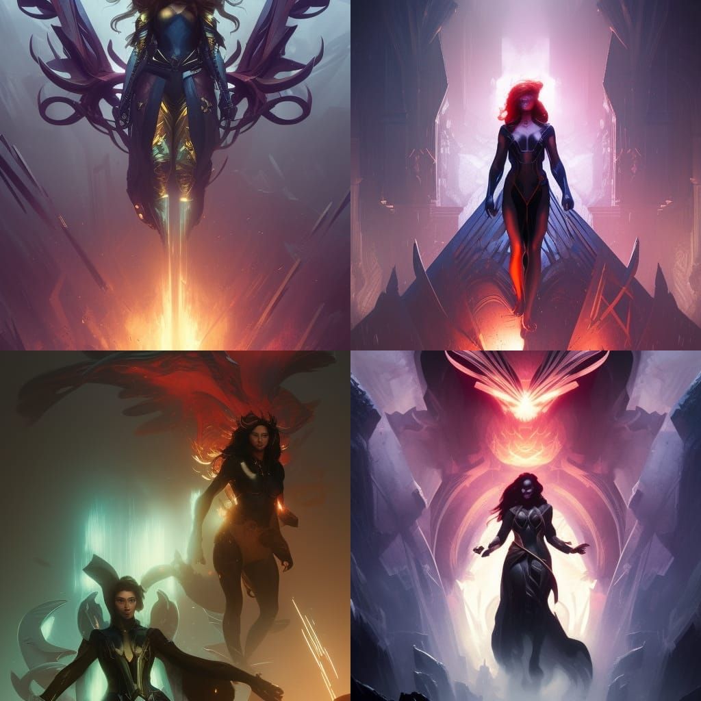 X-Men Masterpiece in Dark Fantasy Style