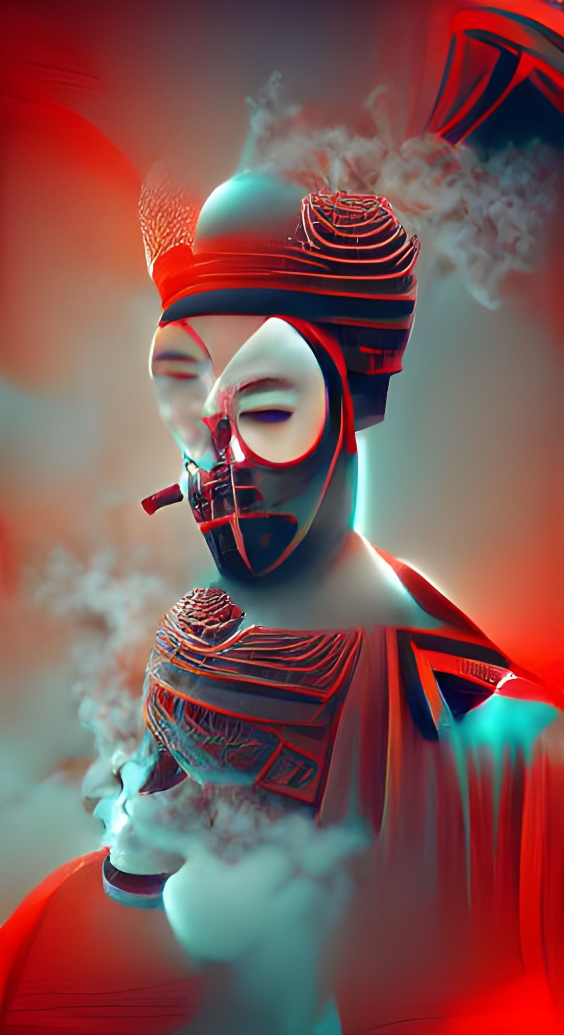 Art Deco Antihero in Opium Smoke, 8K