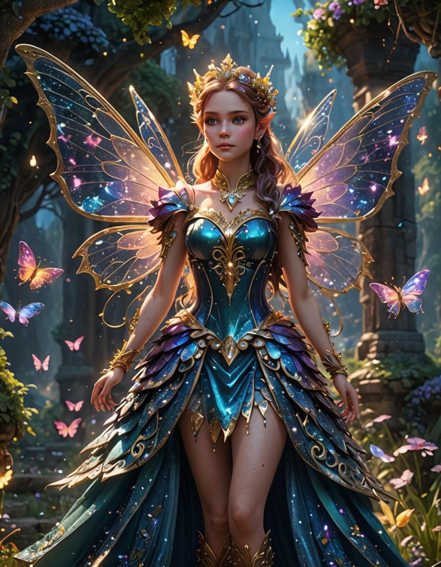 Detailed Fairy Princess Art in 8k Resolution