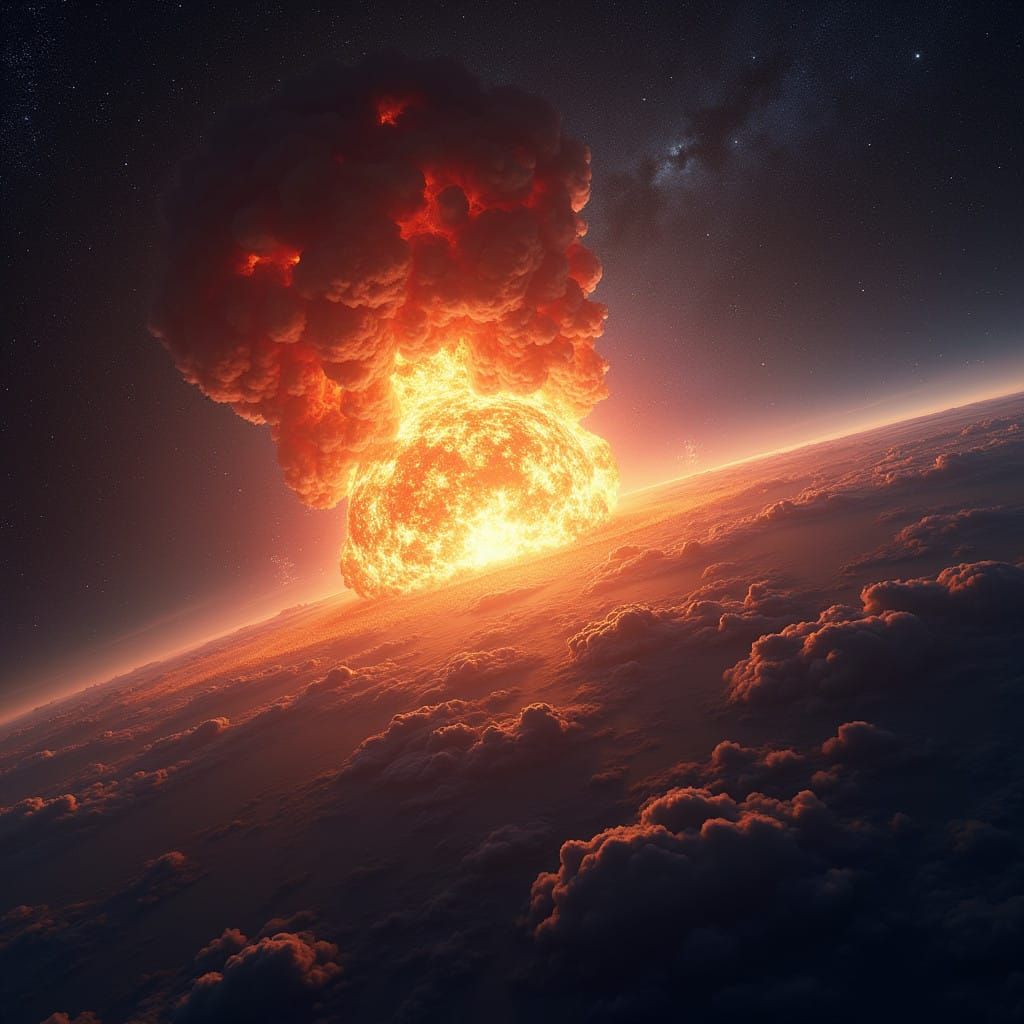 Cosmic Explosion Illuminates the Dark Expanse