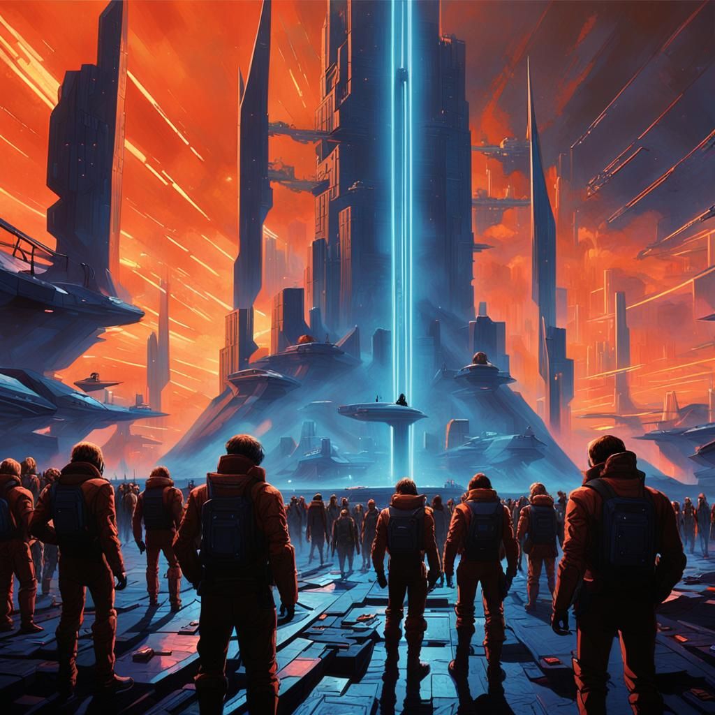 Futuristic Fortress Last Stand: Epic Sci-Fi Showdown