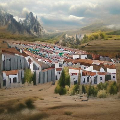 Matte Painting of Family Conflict in San Miguel