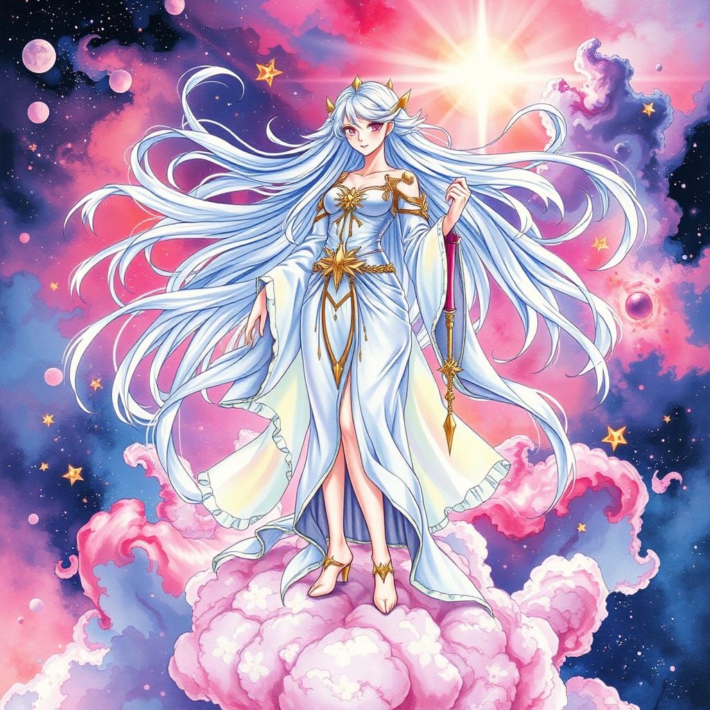 Ethereal Goddess of the Galaxy