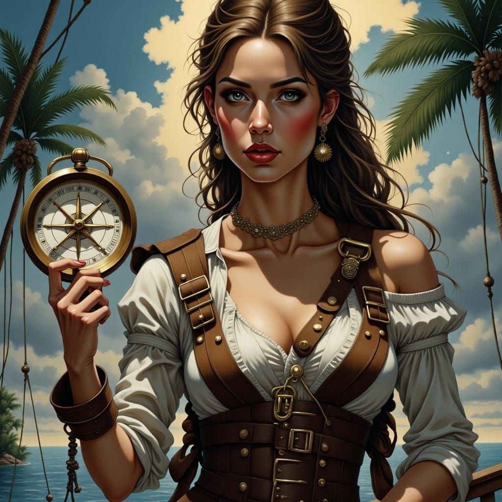 Pirate Queen's Compass Points to Uncharted Island