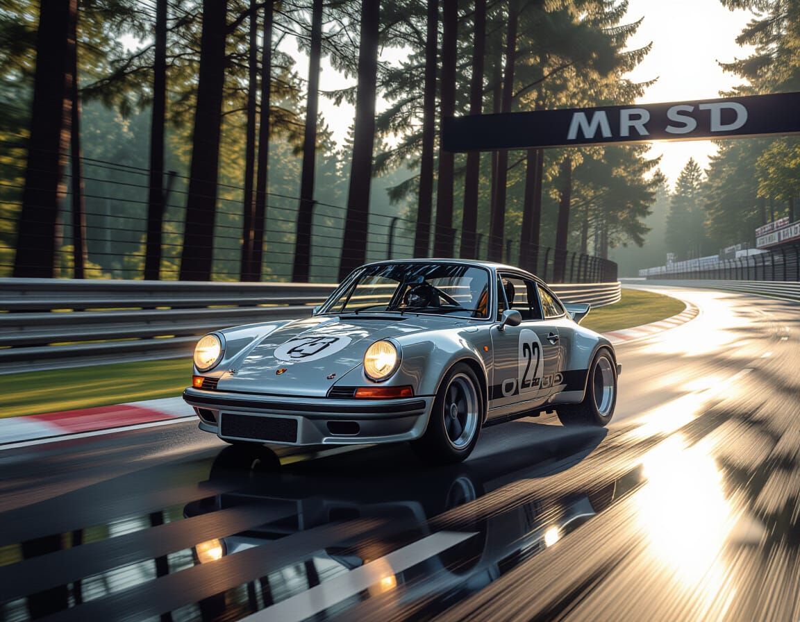 1973 Porsche 911 Carrera RS on Le Mans