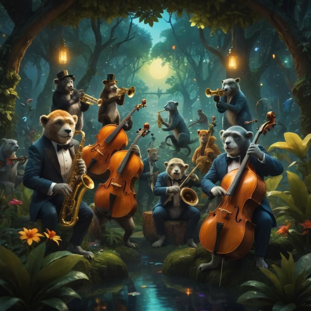 They would travel from distant countries to be part of the official Wildlife Jazz Band