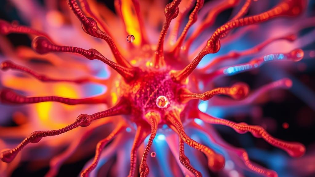 Electrifying Adrenaline Splash in Cyberpunk Style