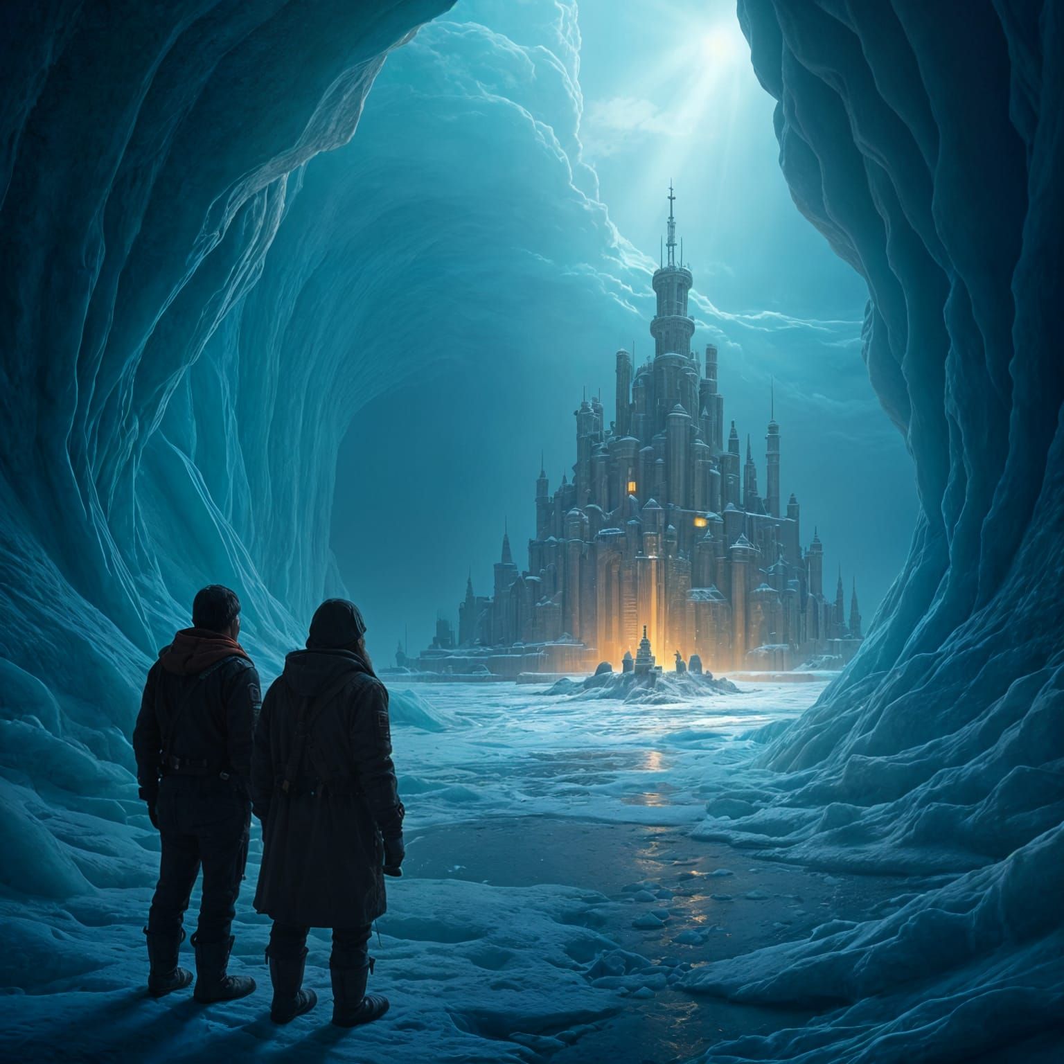 Lost Arctic City Revealed Under Icepack