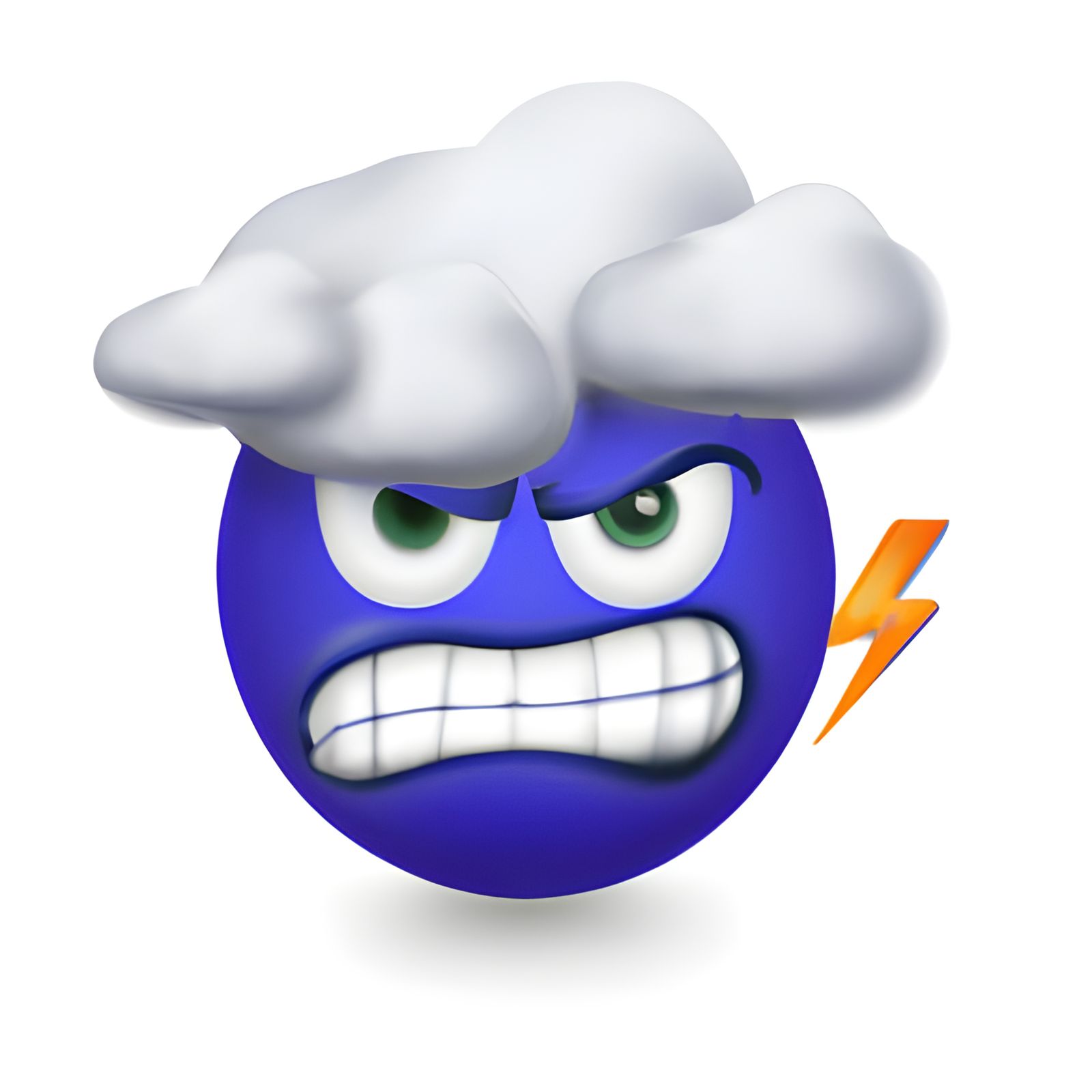Realistic Emoji for storm