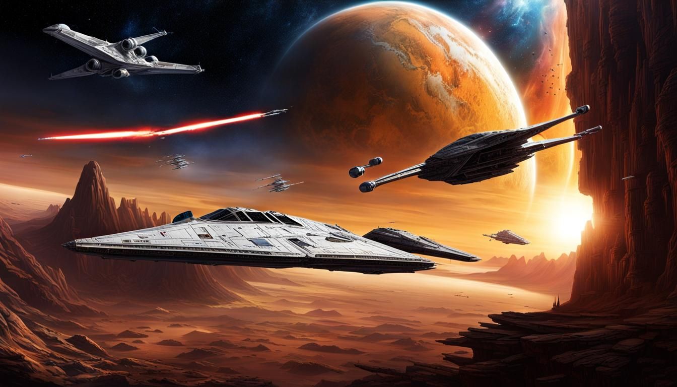 Star Wars: Epic Space Battle and Planet Destruction