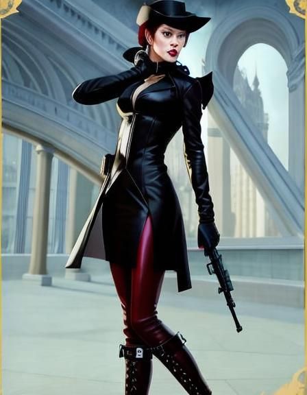 Stealthy Assassin: Cinematic Digital Art