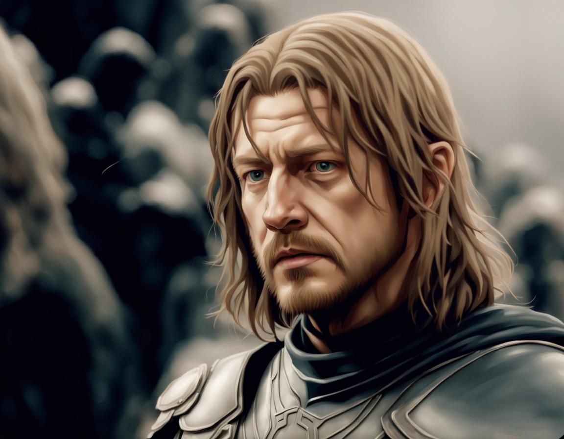 Epic Cinematic Portrait of Boromir