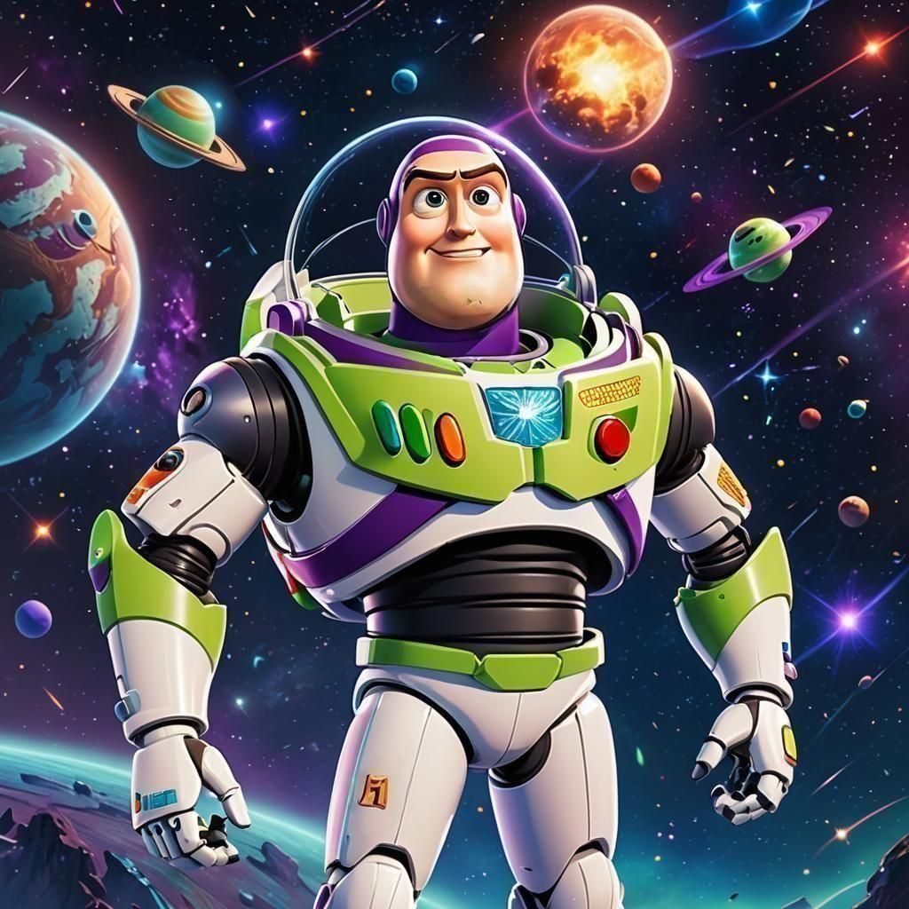 Buzz Lightyear Digital Rendering
