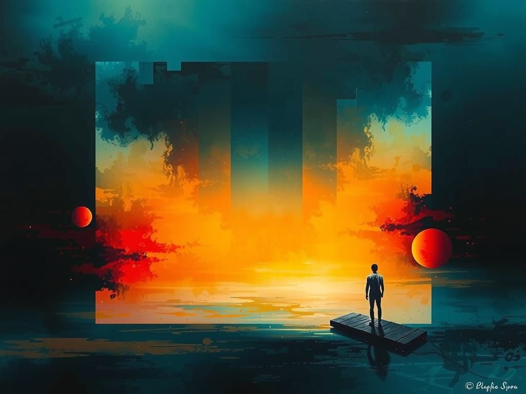 Surrealist Kaleidoscope of Shape and Color