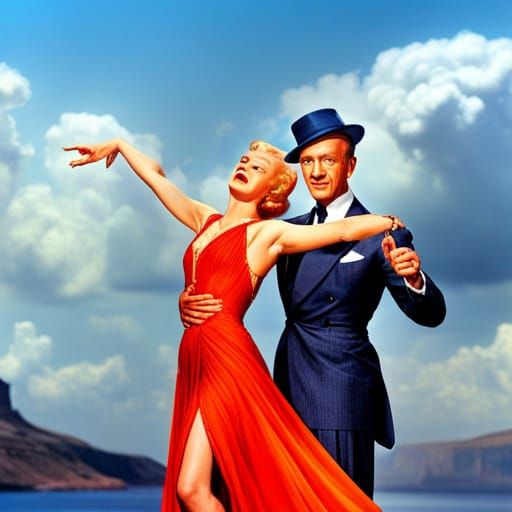 Bollywood Dance Scene with Fred Astaire and Ginger Rogers