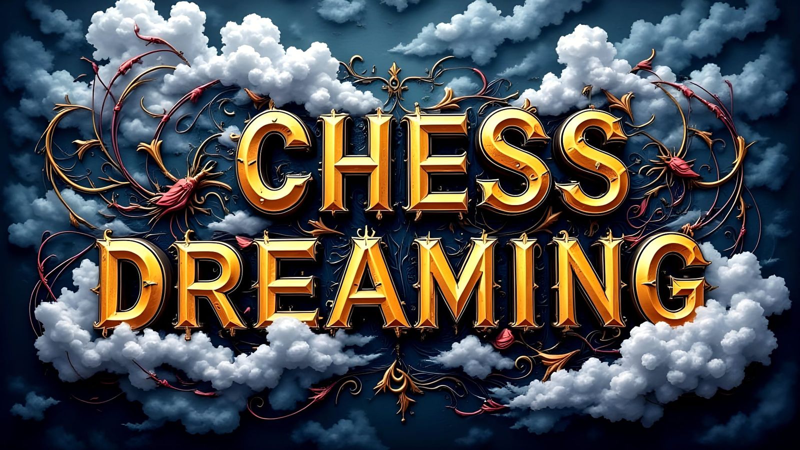 Chaotic 'CHESS DREAMING' Letters in Sporadic Style