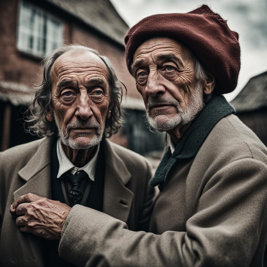 Historical Figures in Quirky Scenarios: Playful Portraits