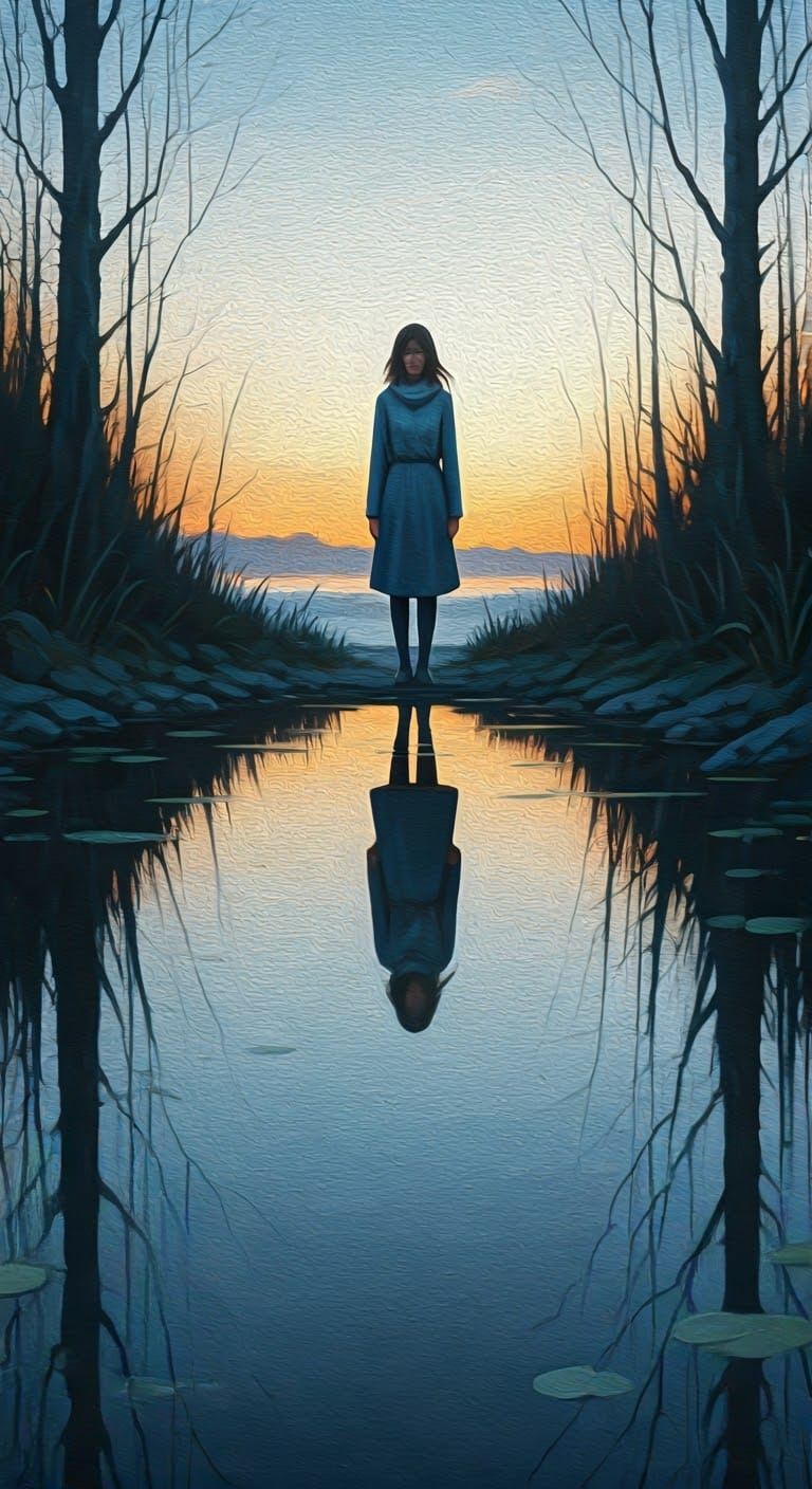 Neo-Expressionist Oil Painting with Textured Acrylic Layers ...