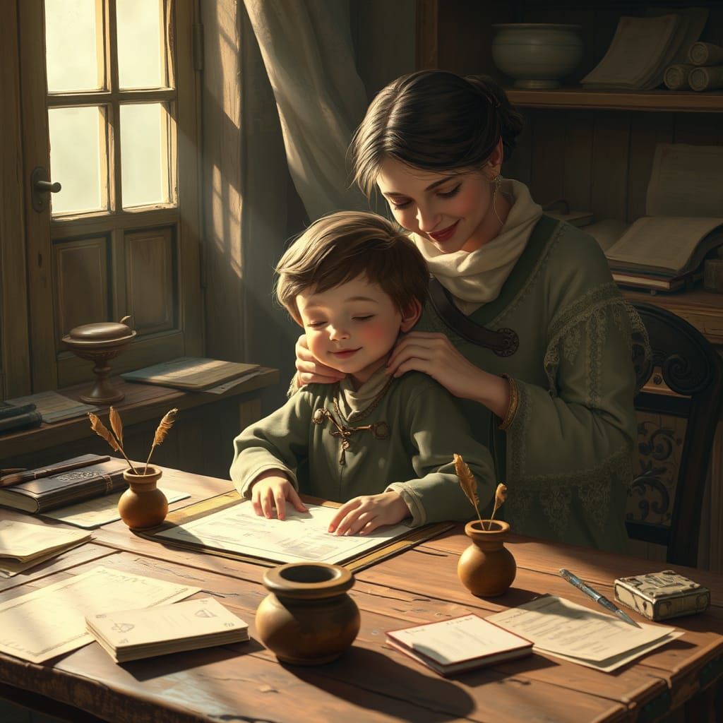 Comforting Mother Relieves Child's Stress