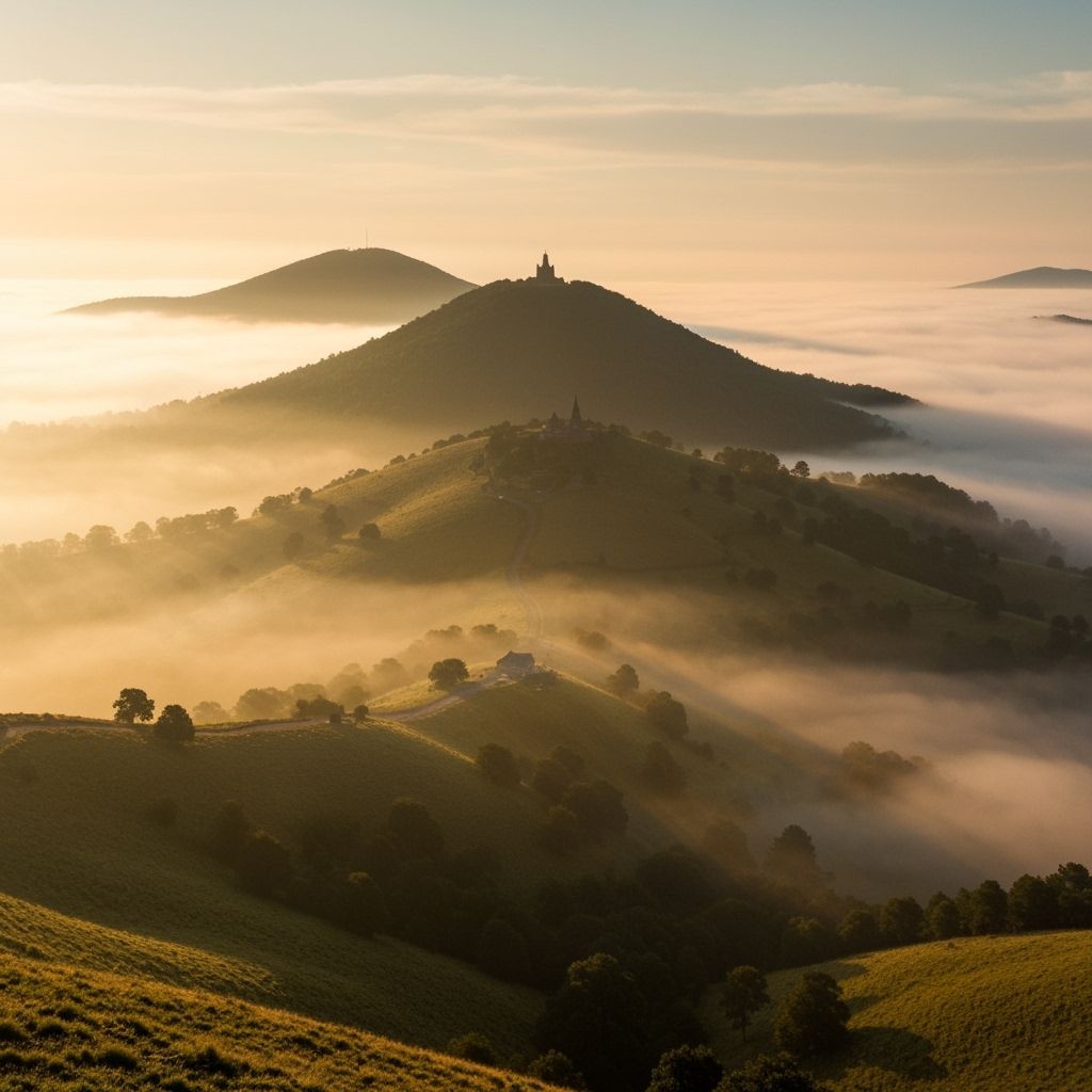 Mother Earth Island: Serene Cosmic Harmony