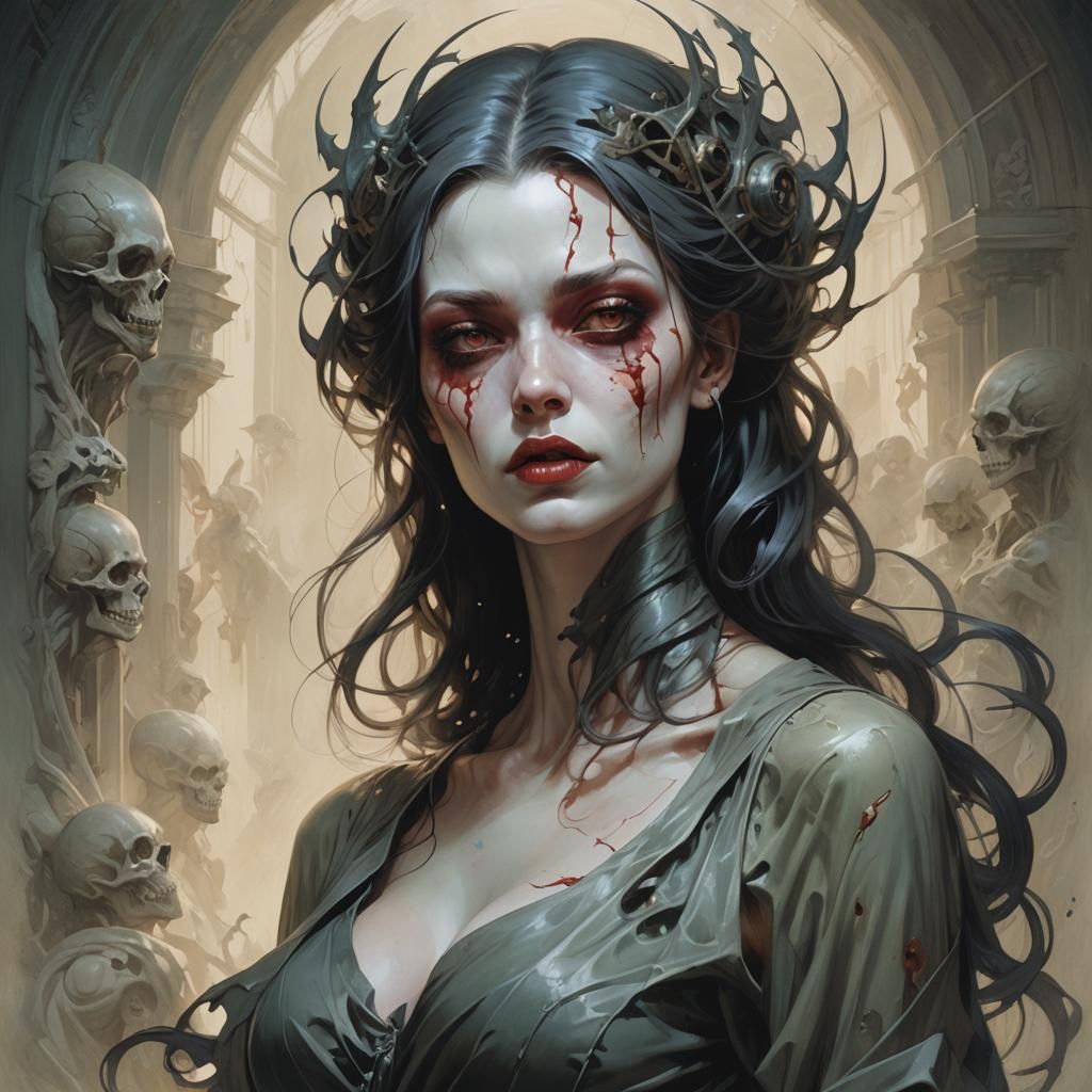 Illustration in Style of Sabbas Apterus