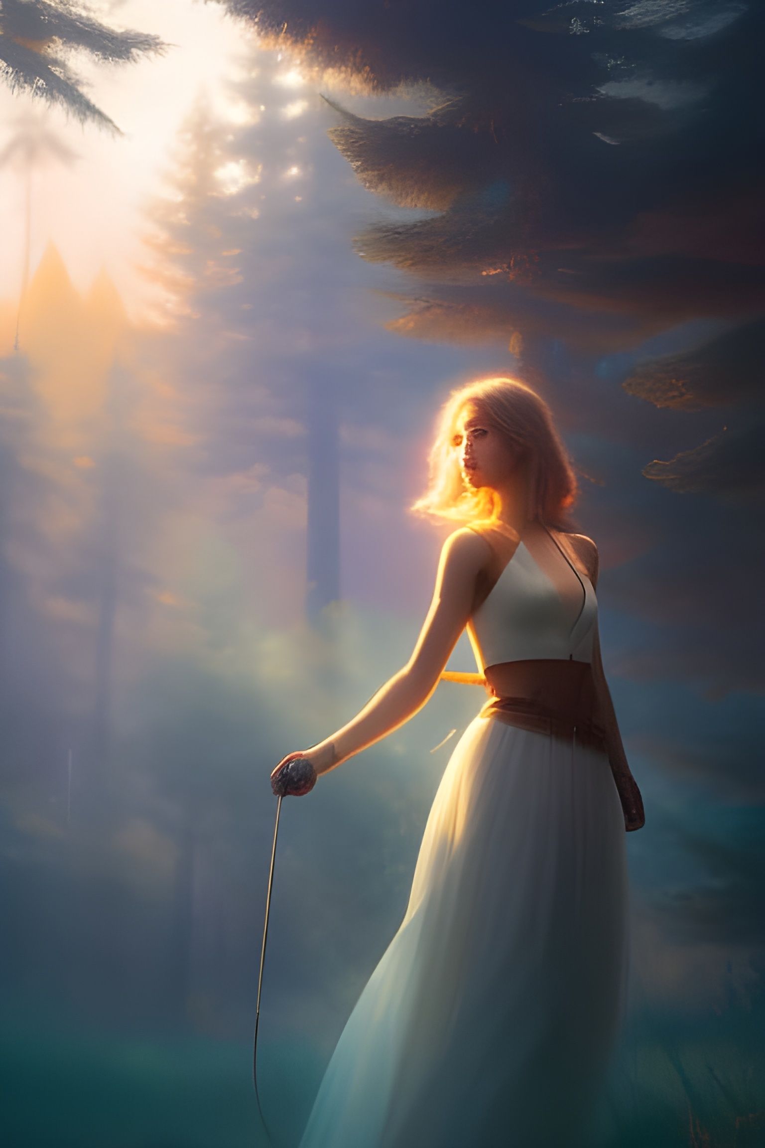 Golden Hour - Experiments in Backlight, Work #7