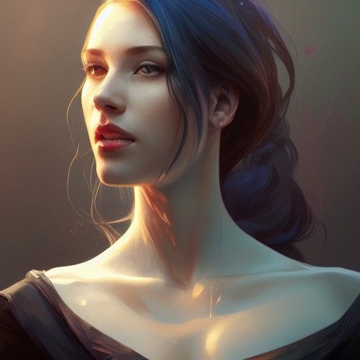 Hyperdetailed Portrait of a Beautiful Woman