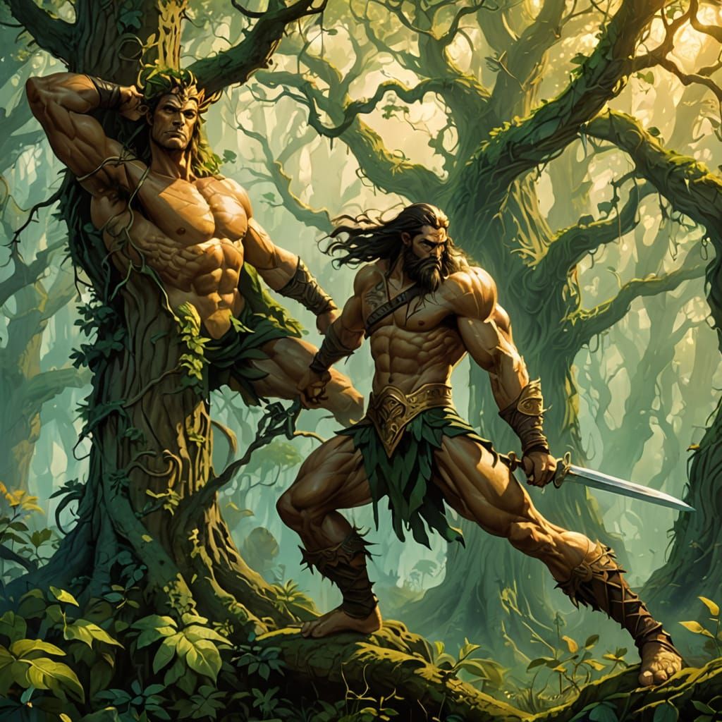 Forest men/ green men