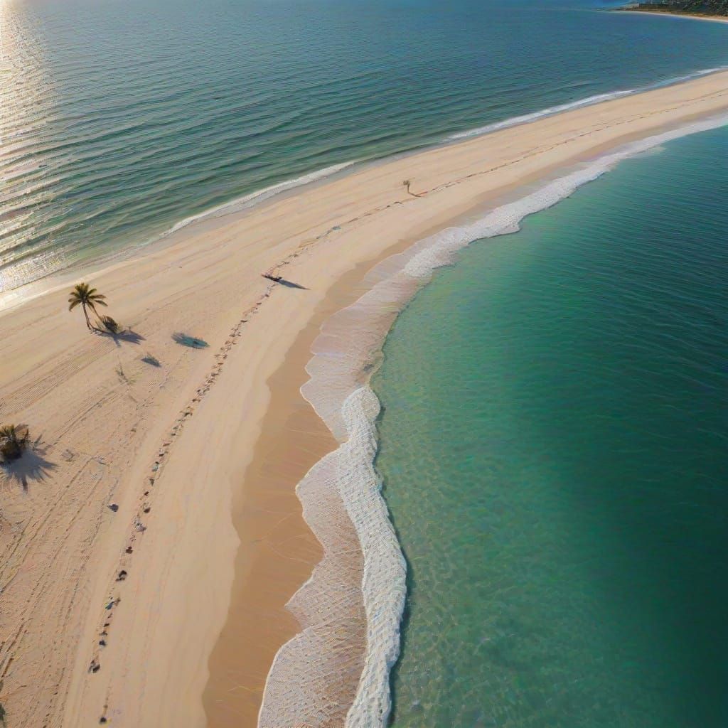 Florida Gulf Coast Landscape Matte Painting