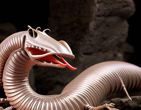 Menacing Hell Worm Emerges from the Depths