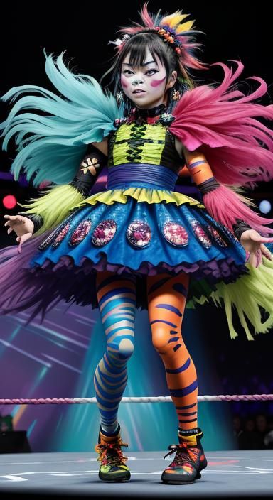 fusion  between Asuka Kanako Urai and Björk Guðmundsdóttir ,