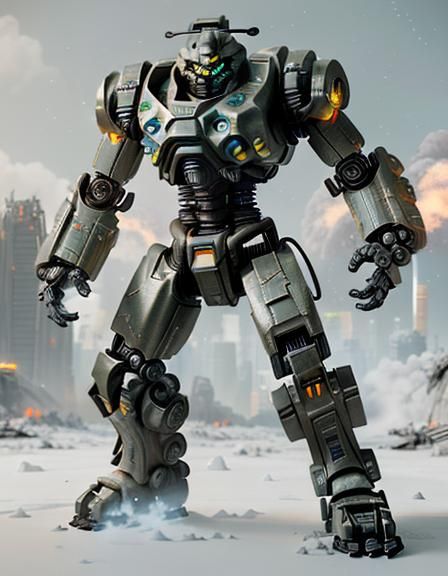 Bionicle Power Armor in Nuclear Wasteland