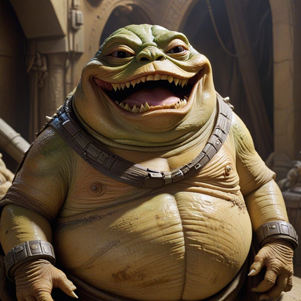 Jabba the Hutt Laughing Hysterically