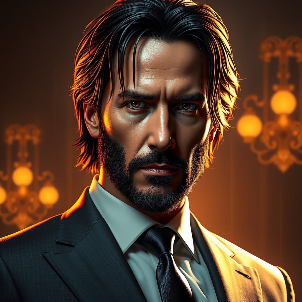 Keanu Reeves in Rich, Velvety Chocolate