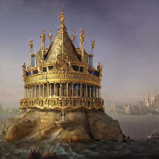 Queen's Ball in the Middle Ages: Matte Painting
