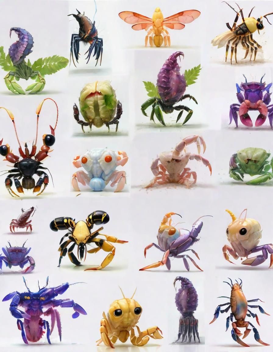 Horrific Hybrid Creature in Biopunk Style