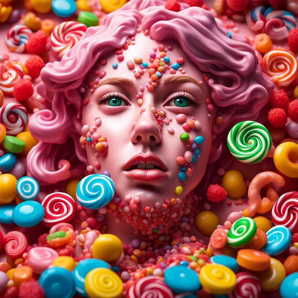 Candy Genitalia: Hyperrealistic and Intricately Detailed