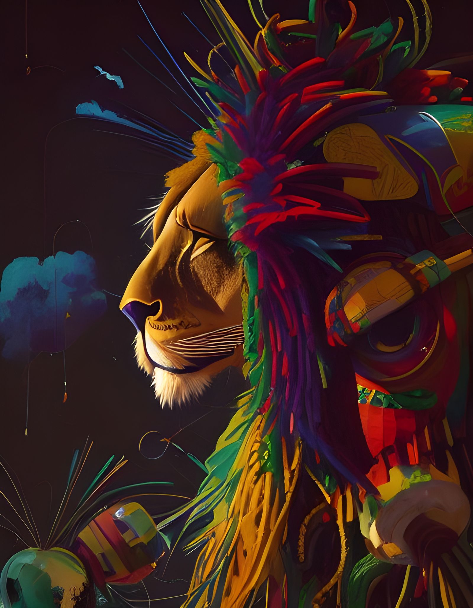 Funky Punky Reggae Lion