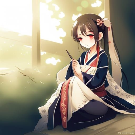 Girl in Hanfu Anime Key Visual