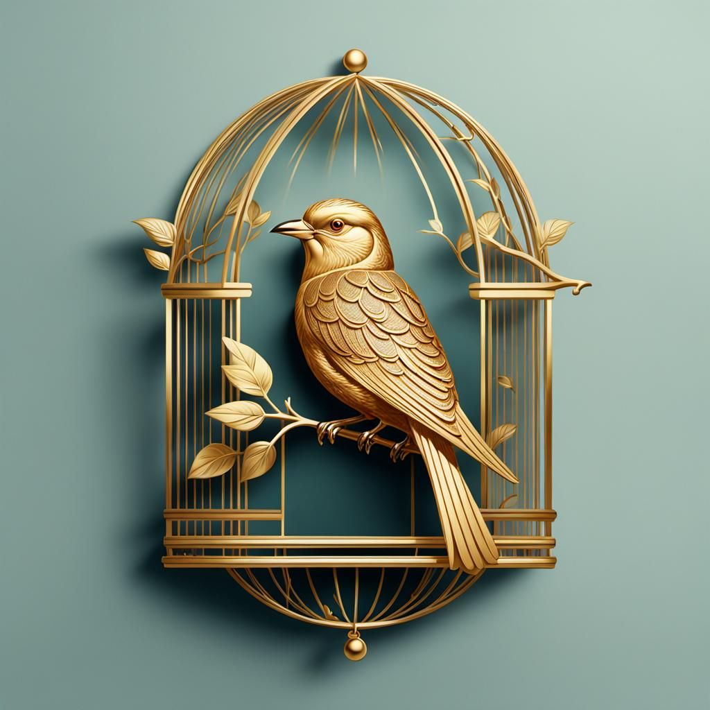 A bird in a gilded cage