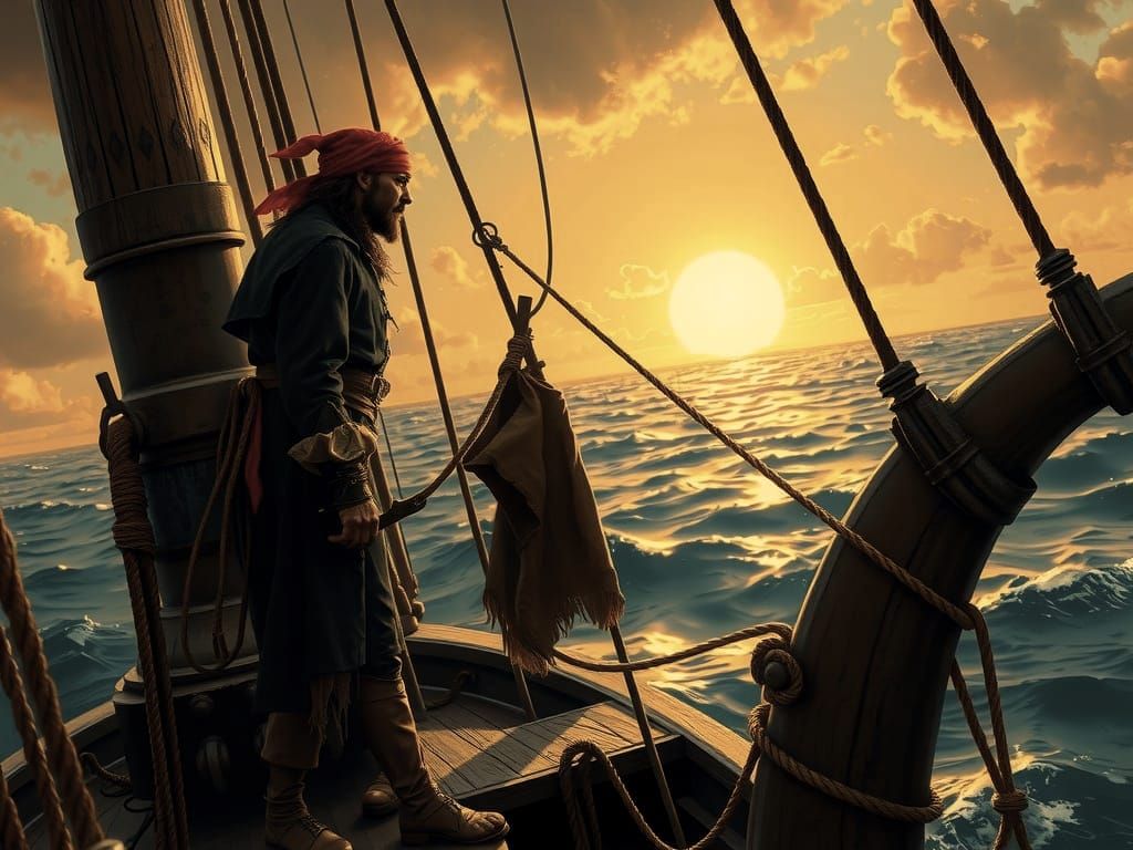 Whimsical Portrait of a Tall Gentleman