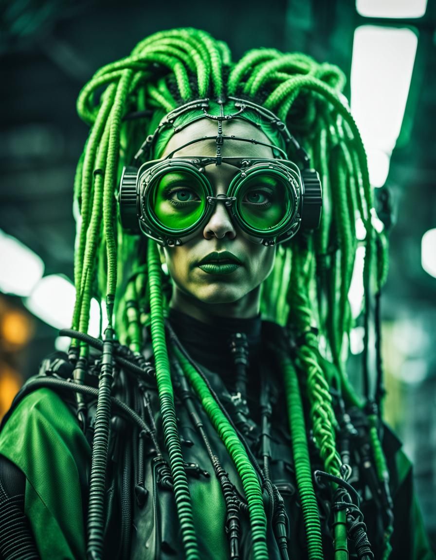 SuperGreen Cybergoth ♠️