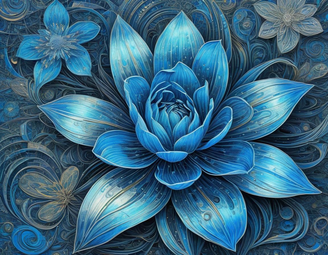 Ethereal Seed: Abstract Floral Art in Ultra HD