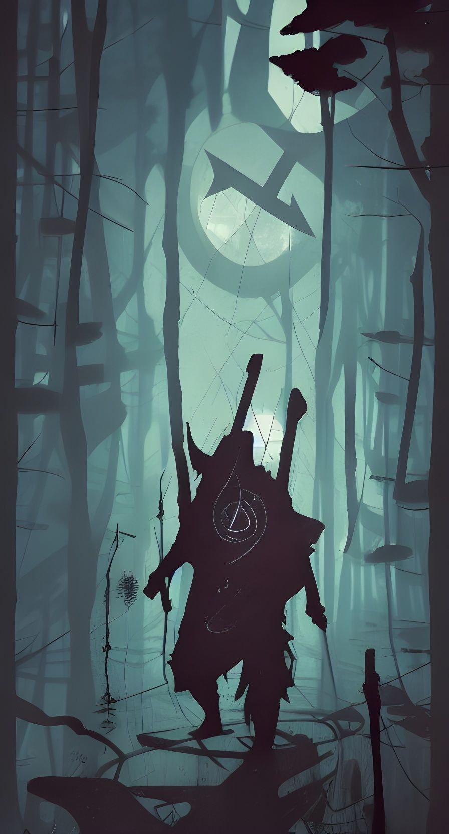 Nordic Runes: Magical Arcane Runestone Poster Art