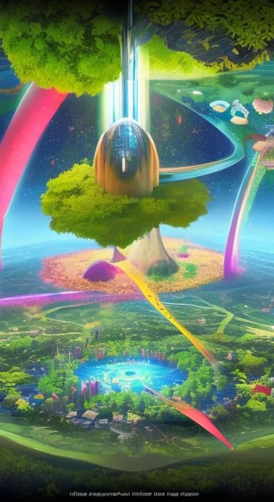 AI Generated Utopian World