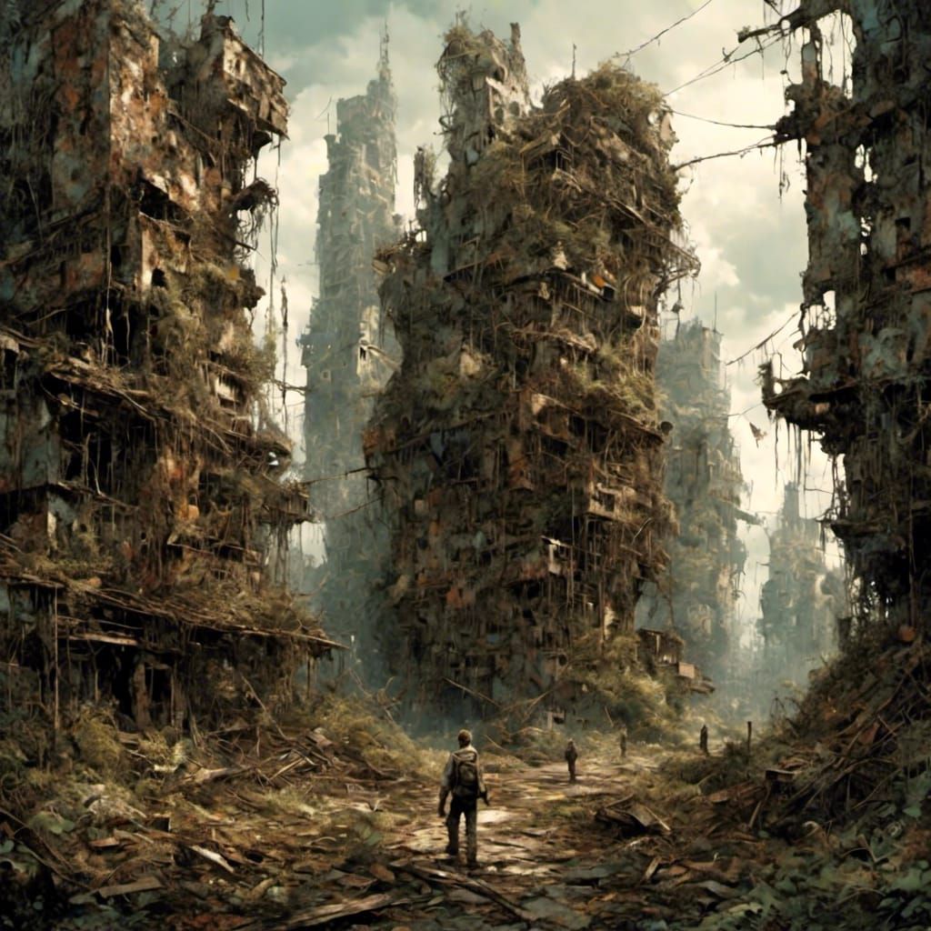 Urban Desolation: Detailed Concept Art